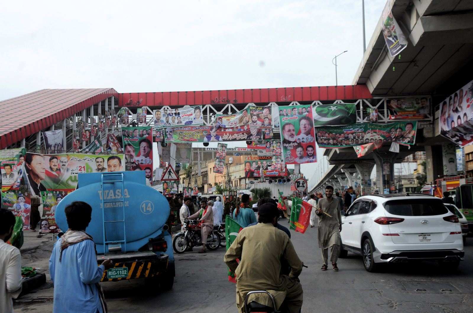 Imran Khan Jalsa Rawalpindi PTI Jalsa Photo Awaz News