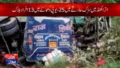 25 killed road accident 13 killed in UP blast Kashmir News